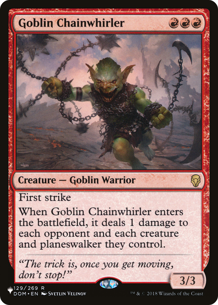 Goblin Chainwhirler [The List Reprints] | Exor Games New Glasgow