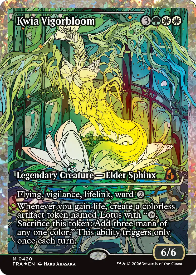 Kwia Vigorbloom (Showcase) (Fracture Foil) (0420) [Reality Fracture] | Exor Games New Glasgow