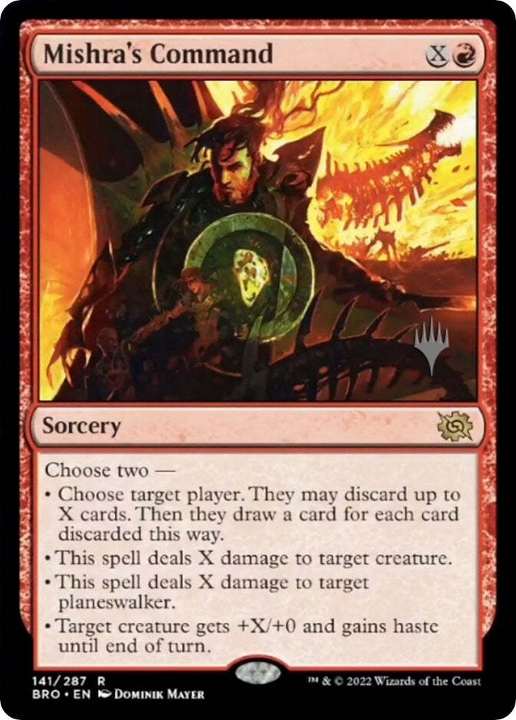 Mishra's Command (Promo Pack) [The Brothers' War Promos] | Exor Games New Glasgow