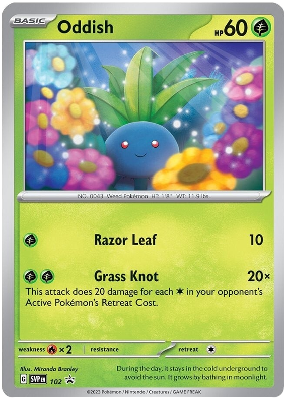 Oddish (102) [Scarlet & Violet: Black Star Promos] | Exor Games New Glasgow