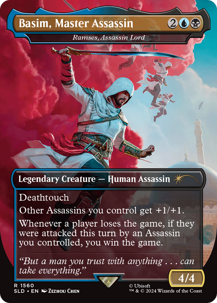 Basim, Master Assassin - Ramses, Assassin Lord (Rainbow Foil) [Secret Lair Drop Series] | Exor Games New Glasgow