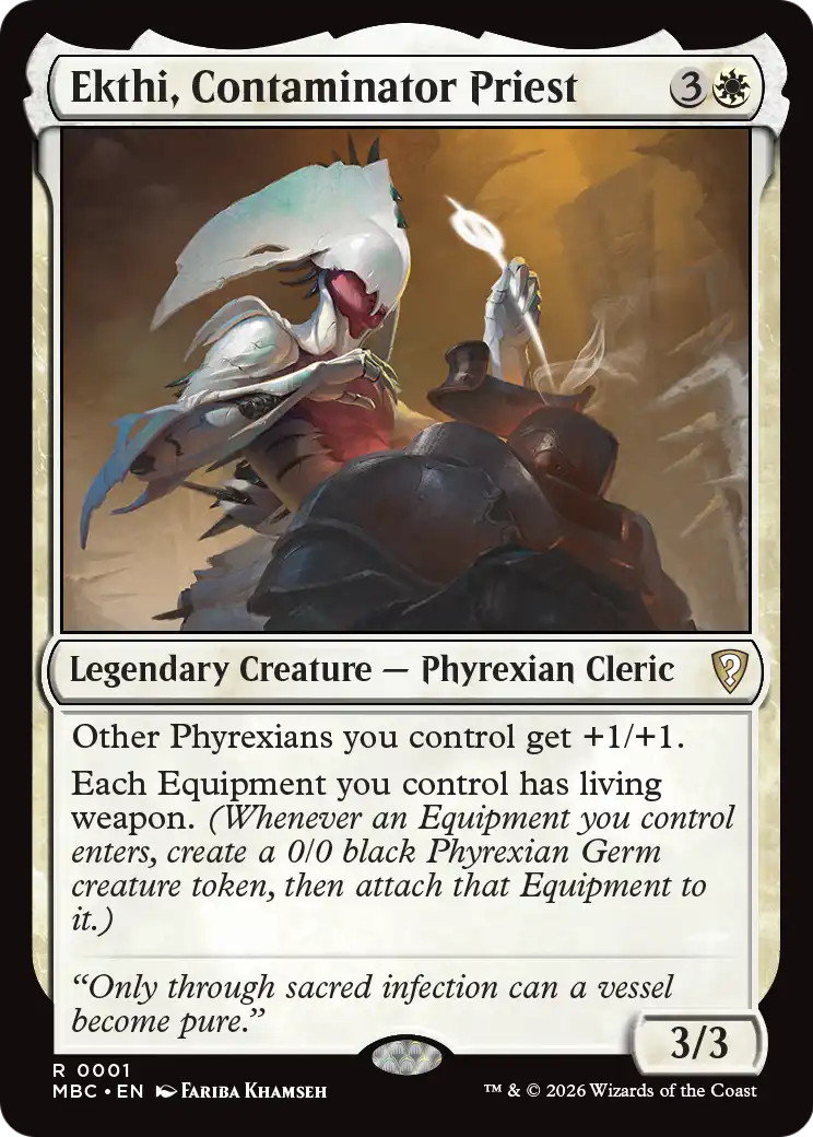Ekthi, Contaminator Priest [Mystery Booster: Commander Edition] | Exor Games New Glasgow
