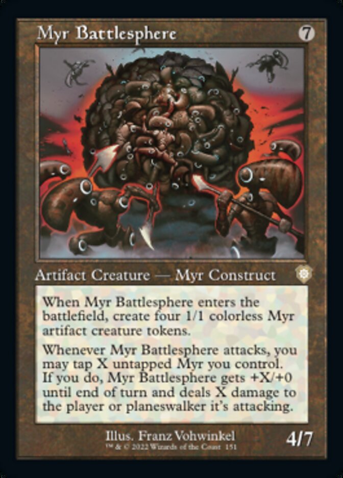 Myr Battlesphere (Retro) [The Brothers' War Commander] | Exor Games New Glasgow