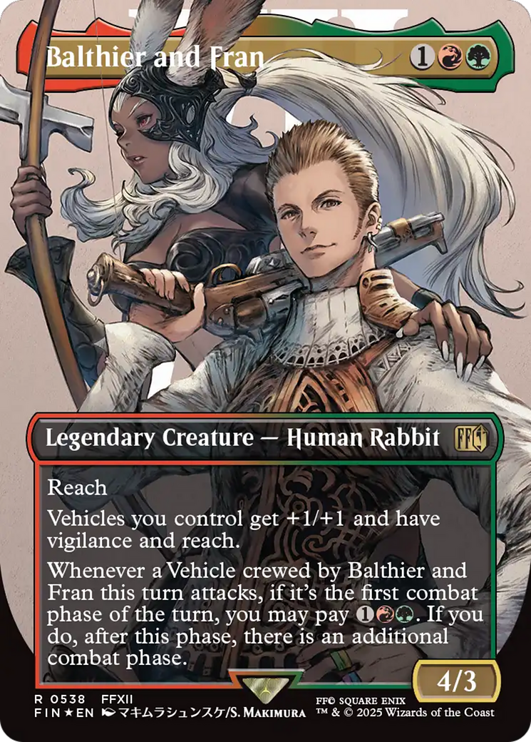 Balthier and Fran (Borderless) (Surge Foil) [FINAL FANTASY] | Exor Games New Glasgow