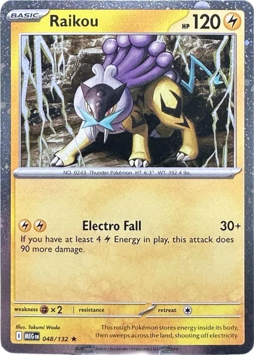 Raikou (048/132) (Cosmo Holo) [Mega Evolution: Base Set] | Exor Games New Glasgow
