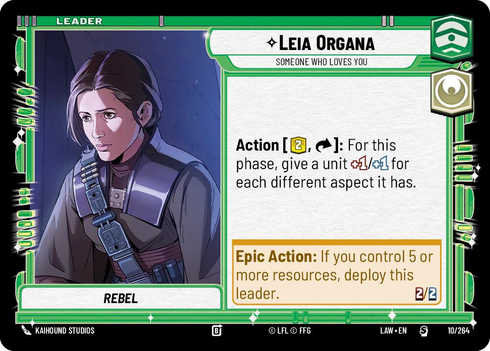 Leia Organa - Someone Who Loves You (10/264) (10/264) [A Lawless Time] | Exor Games New Glasgow