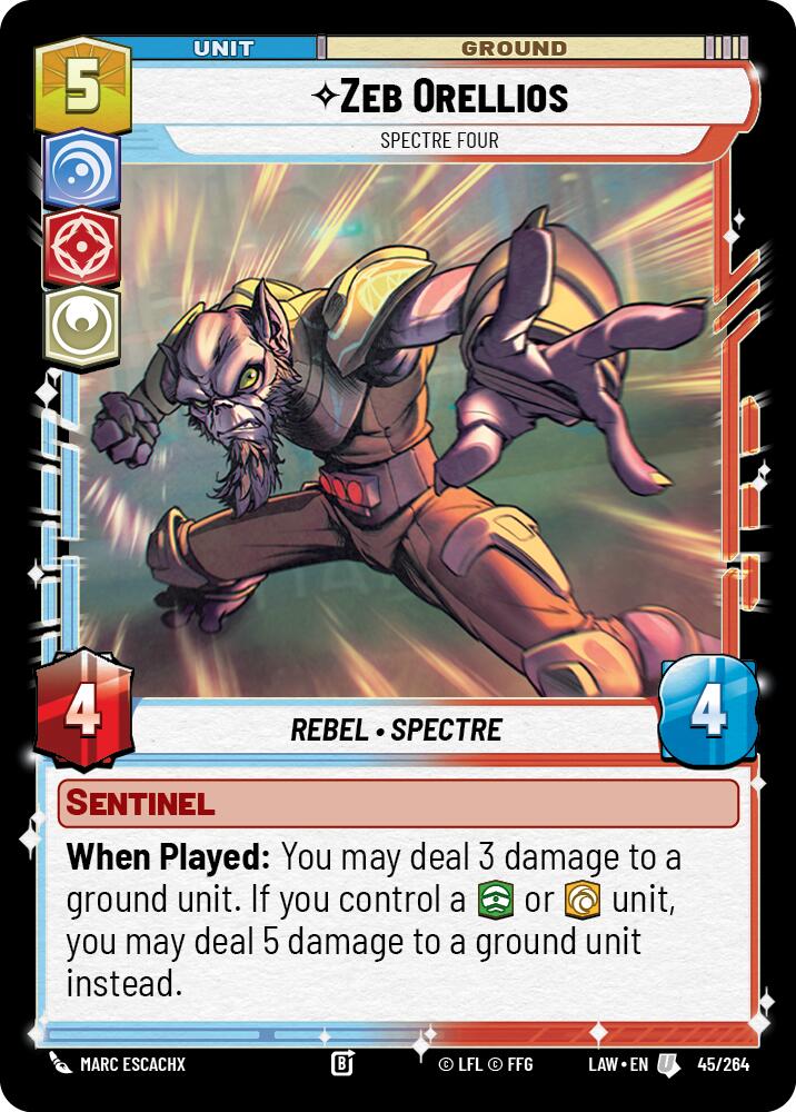 Zeb Orellios - Spectre Four (45/264) (45/264) [A Lawless Time] | Exor Games New Glasgow