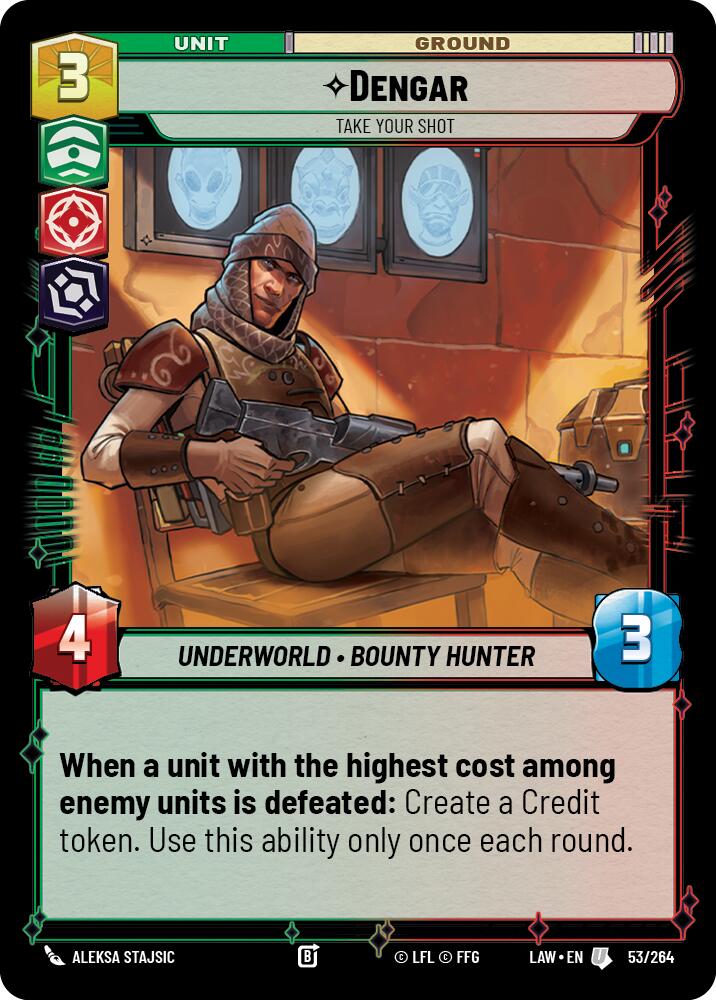 Dengar - Take Your Shot (53/264) (53/264) [A Lawless Time] | Exor Games New Glasgow