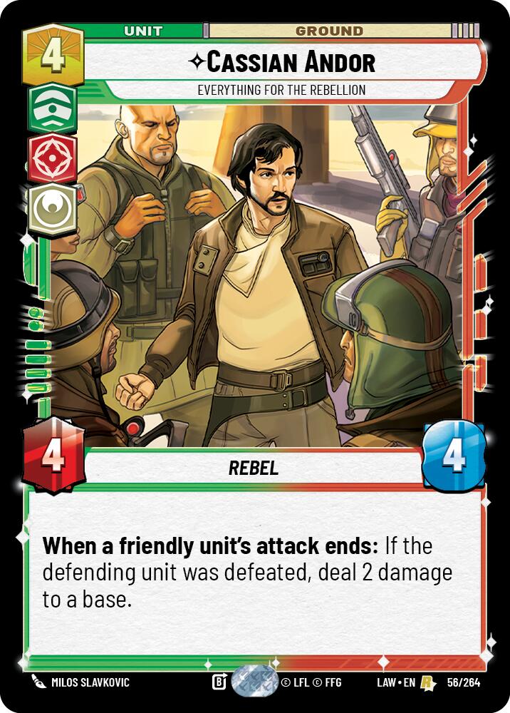 Cassian Andor - Everything for the Rebellion (56/264) (56/264) [A Lawless Time] | Exor Games New Glasgow