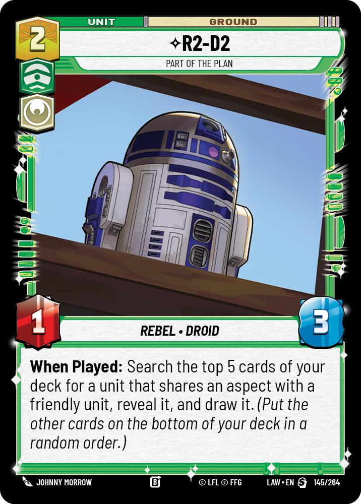 R2-D2 - Part of the Plan (145/264) (145/264) [A Lawless Time] | Exor Games New Glasgow
