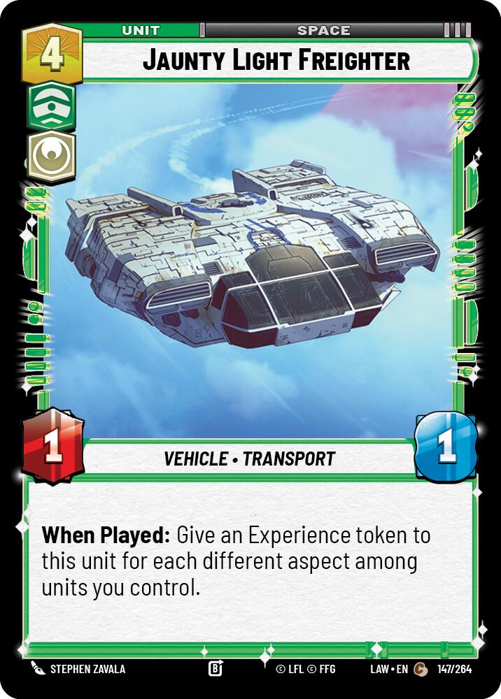 Jaunty Light Frieghter (147/264) (147/264) [A Lawless Time] | Exor Games New Glasgow