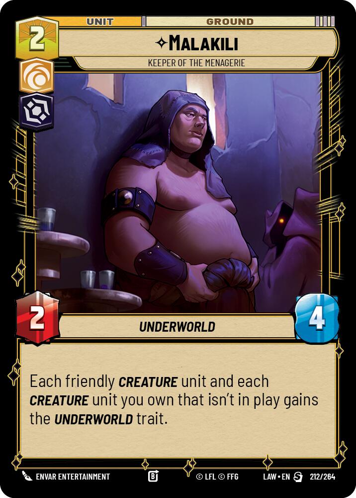 Malakili - Keeper of the Menagerie (212/264) (212/264) [A Lawless Time] | Exor Games New Glasgow