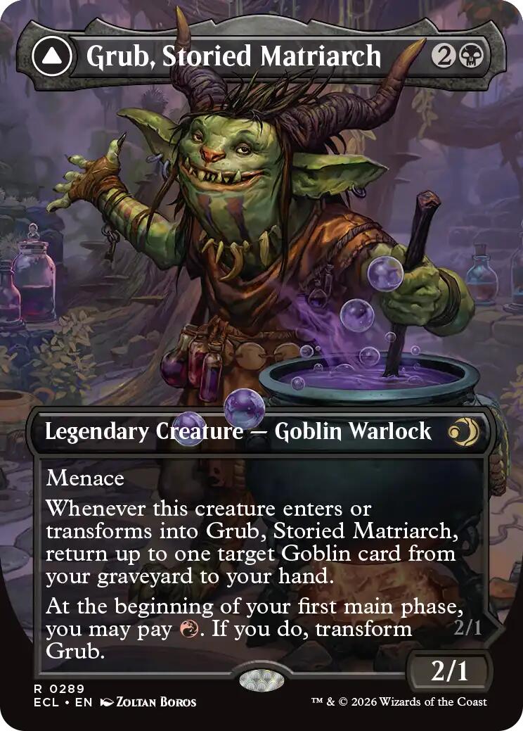 Grub, Storied Matriarch (Borderless) [Lorwyn Eclipsed] | Exor Games New Glasgow