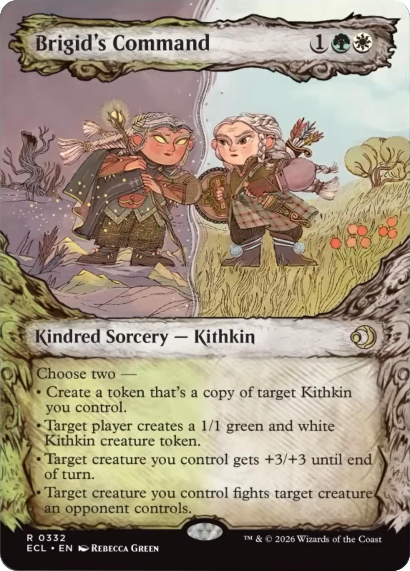 Brigid's Command (Showcase) [Lorwyn Eclipsed] | Exor Games New Glasgow