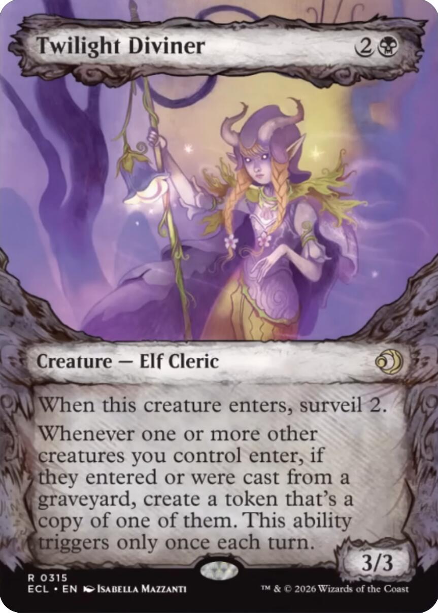 Twilight Diviner (Showcase) [Lorwyn Eclipsed] | Exor Games New Glasgow