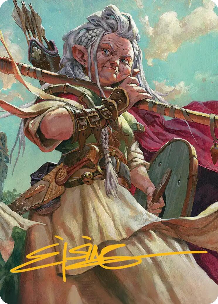 Brigid, Clachan's Heart Art Card (Gold-Stamped Signature) [Lorwyn Eclipsed Art Series] | Exor Games New Glasgow