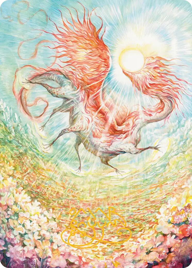 Eirdu, Carrier of Dawn Art Card (Gold-Stamped Signature) [Lorwyn Eclipsed Art Series] | Exor Games New Glasgow