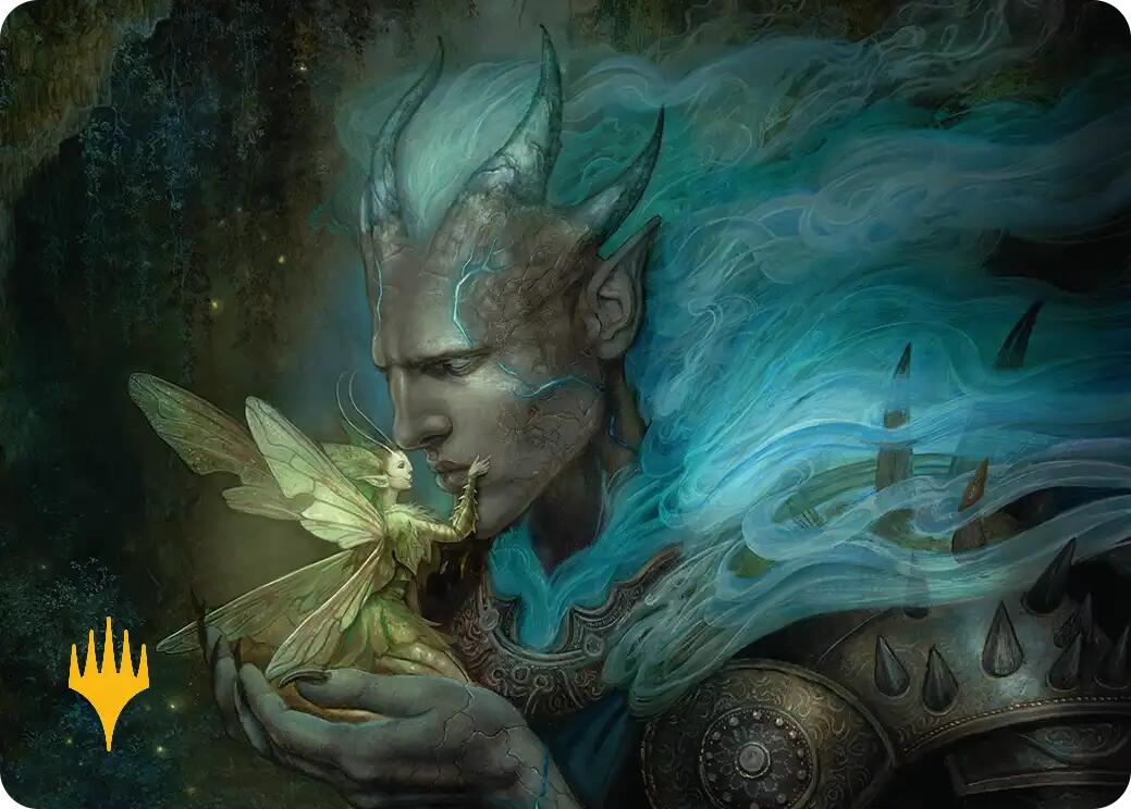 Run Away Together Art Card (Gold-Stamped Planeswalker Symbol) [Lorwyn Eclipsed Art Series] | Exor Games New Glasgow