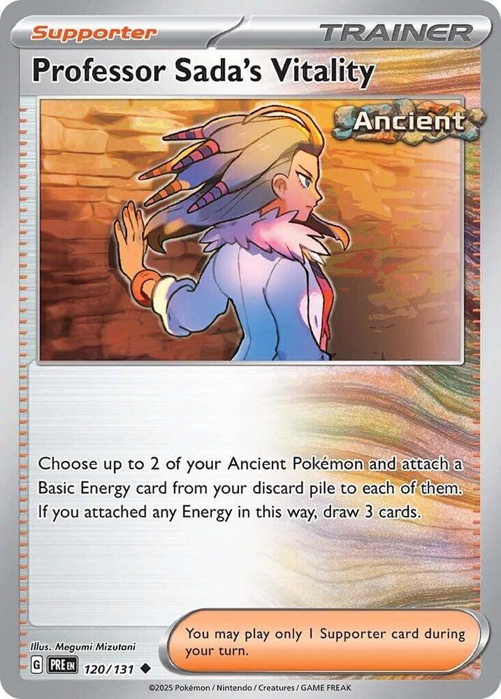 Professor Sada's Vitality (120/131) [Scarlet & Violet: Prismatic Evolutions] | Exor Games New Glasgow