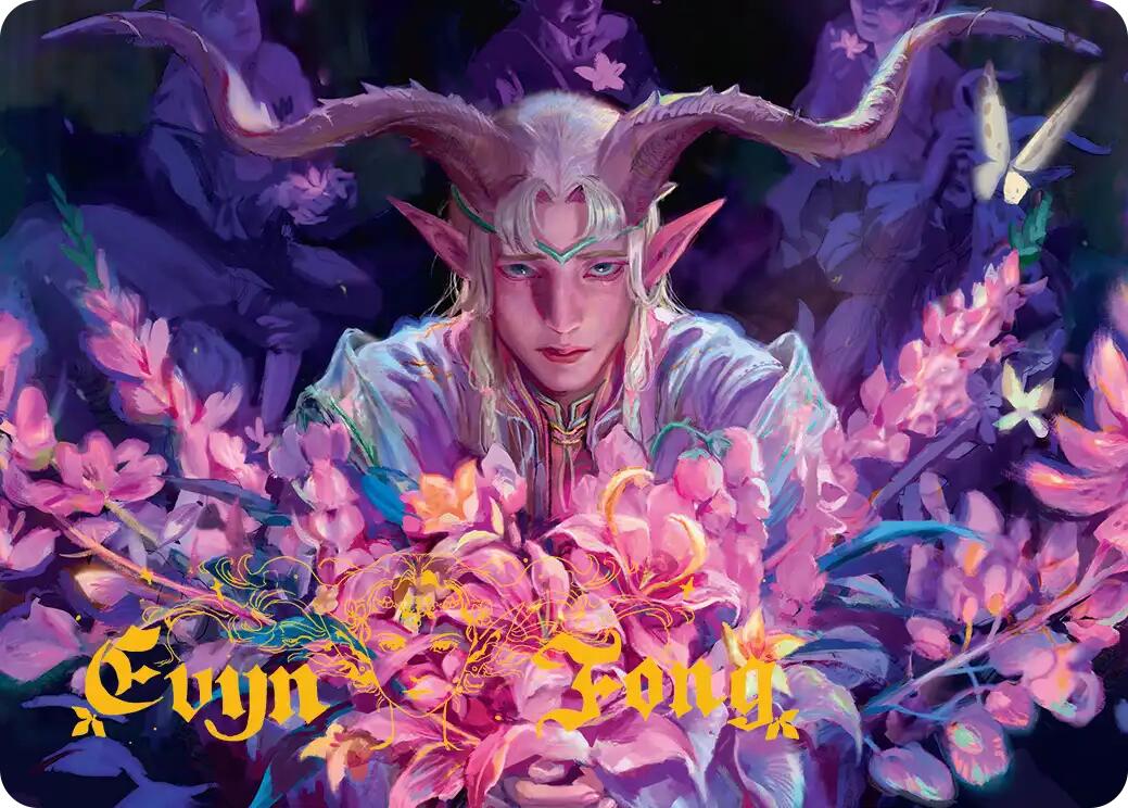 Dawnhand Eulogist Art Card (Gold-Stamped Signature) [Lorwyn Eclipsed Art Series] | Exor Games New Glasgow