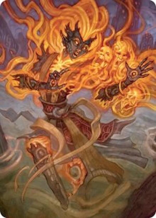 Ashling, Rekindled Art Card (33/54) [Lorwyn Eclipsed Art Series] | Exor Games New Glasgow