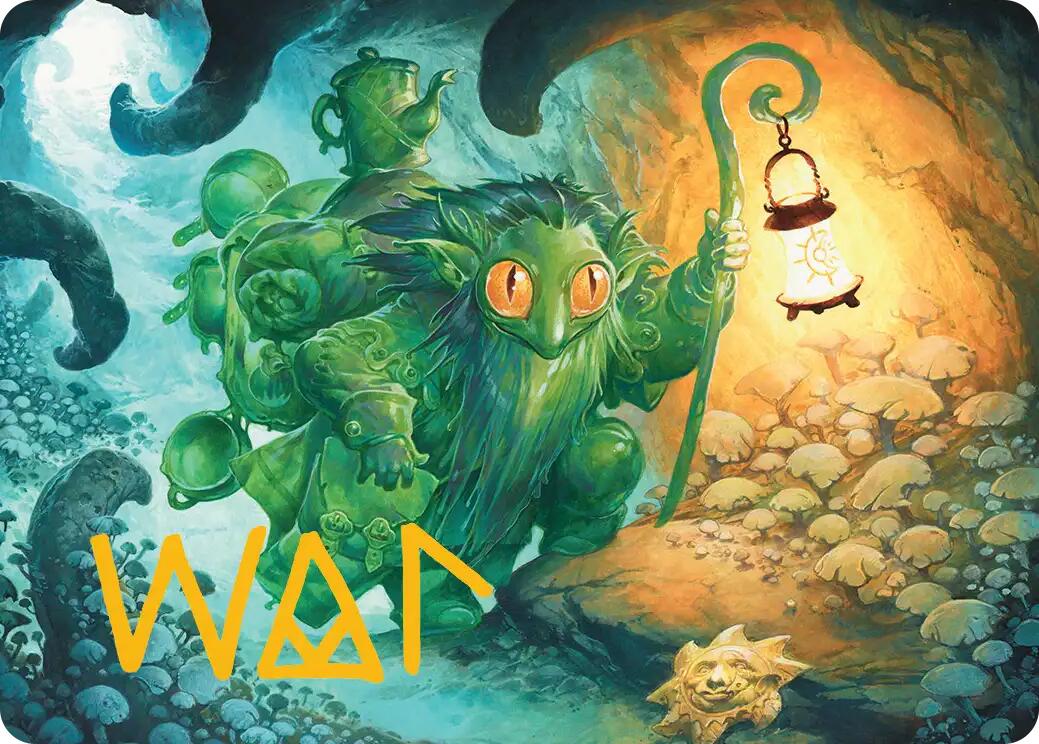 Mutable Explorer Art Card (21/54) (Gold-Stamped Signature) [Lorwyn Eclipsed Art Series] | Exor Games New Glasgow