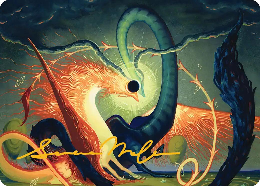 Celestial Reunion Art Card (42/54) (Gold-Stamped Signature) [Lorwyn Eclipsed Art Series] | Exor Games New Glasgow
