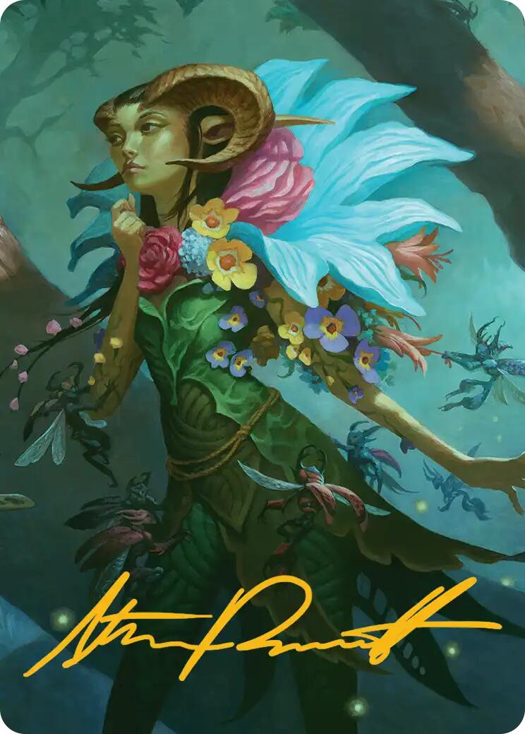 Maralen, Fae Ascendant Art Card (Gold-Stamped Signature) [Lorwyn Eclipsed Art Series] | Exor Games New Glasgow
