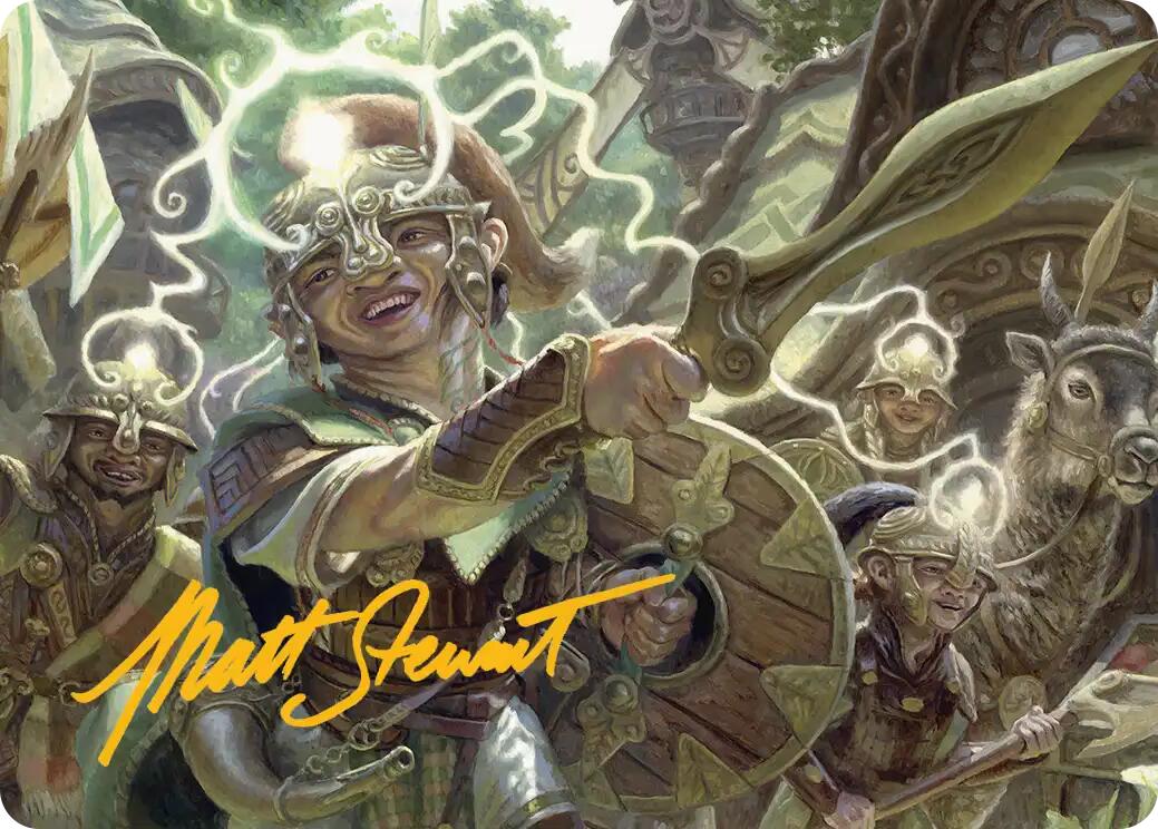 Thoughtweft Lieutenant Art Card (Gold-Stamped Signature) [Lorwyn Eclipsed Art Series] | Exor Games New Glasgow