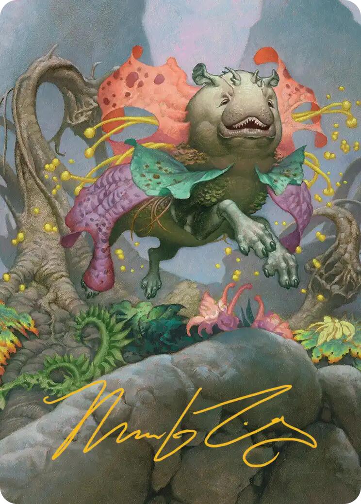 Vibrance Art Card (Gold-Stamped Signature) [Lorwyn Eclipsed Art Series] | Exor Games New Glasgow