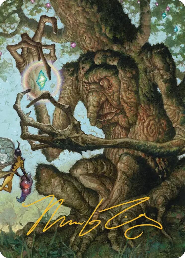 Faeburrow Elder Art Card (Gold-Stamped Signature) [Lorwyn Eclipsed Art Series] | Exor Games New Glasgow