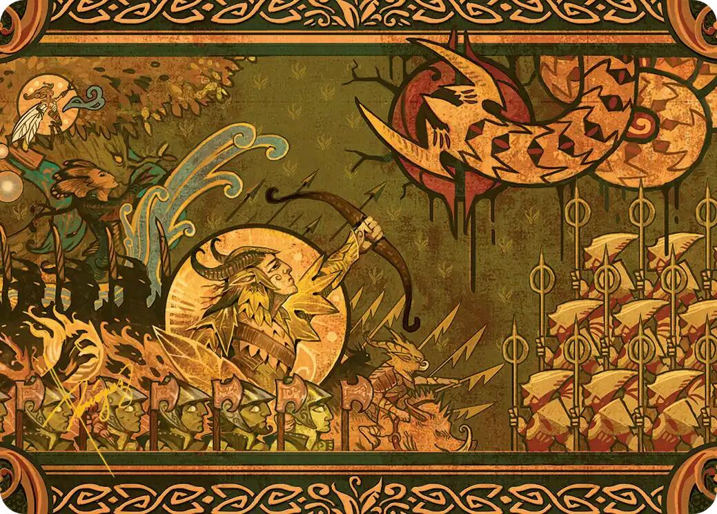 Chronicle of Victory Art Card (Gold-Stamped Signature) [Lorwyn Eclipsed Art Series] | Exor Games New Glasgow