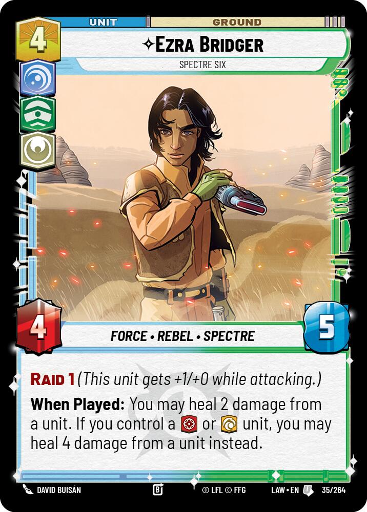Ezra Bridger - Spectre Six (35/264) (35/264) [A Lawless Time] | Exor Games New Glasgow