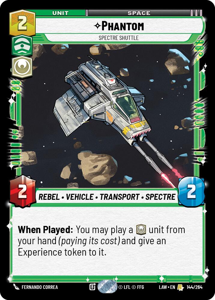 Phantom - Spectre Shuttle (144/264) (144/264) [A Lawless Time] | Exor Games New Glasgow