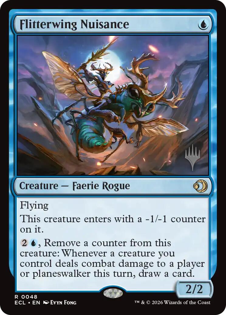 Flitterwing Nuisance [Lorwyn Eclipsed Promos] | Exor Games New Glasgow