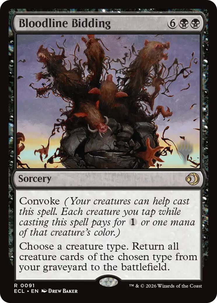 Bloodline Bidding [Lorwyn Eclipsed Promos] | Exor Games New Glasgow