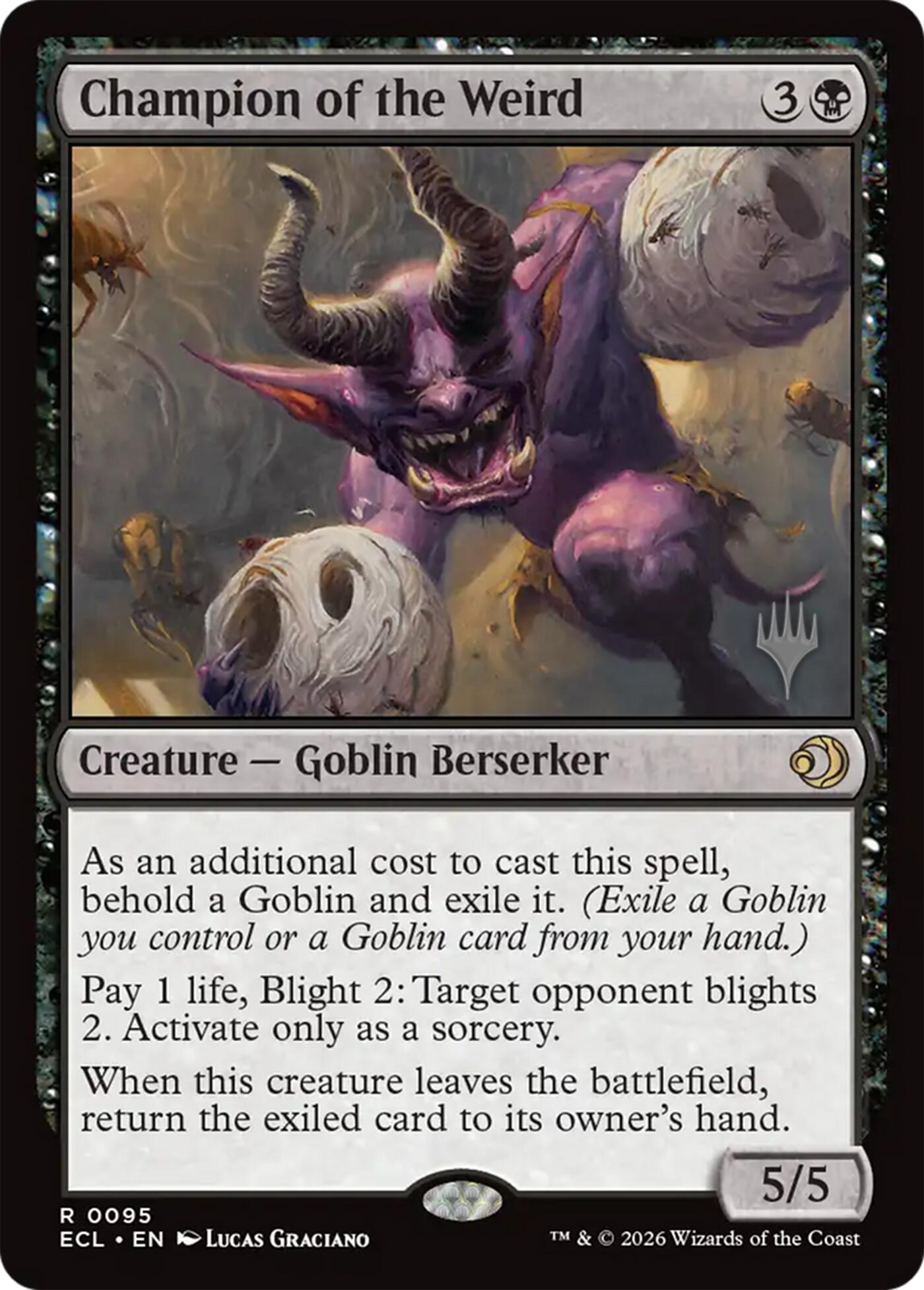 Champion of the Weird [Lorwyn Eclipsed Promos] | Exor Games New Glasgow