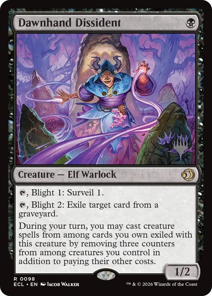 Dawnhand Dissident [Lorwyn Eclipsed Promos] | Exor Games New Glasgow