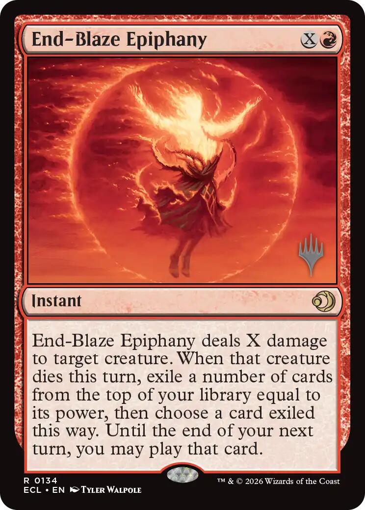 End-Blaze Epiphany [Lorwyn Eclipsed Promos] | Exor Games New Glasgow