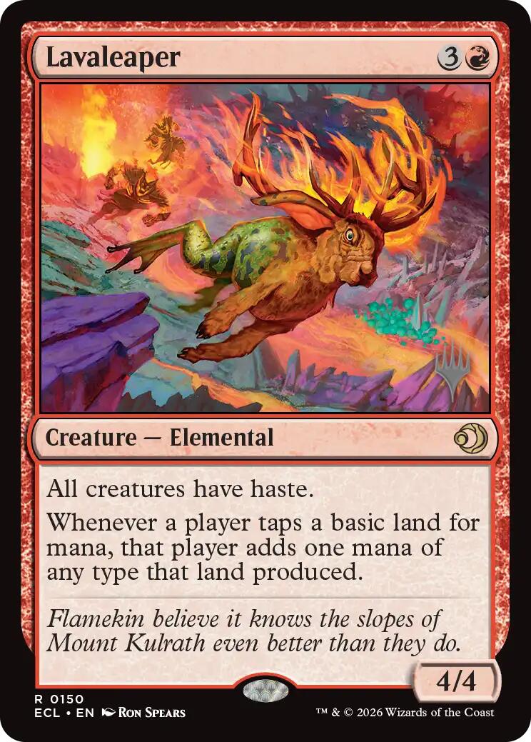 Lavaleaper [Lorwyn Eclipsed Promos] | Exor Games New Glasgow