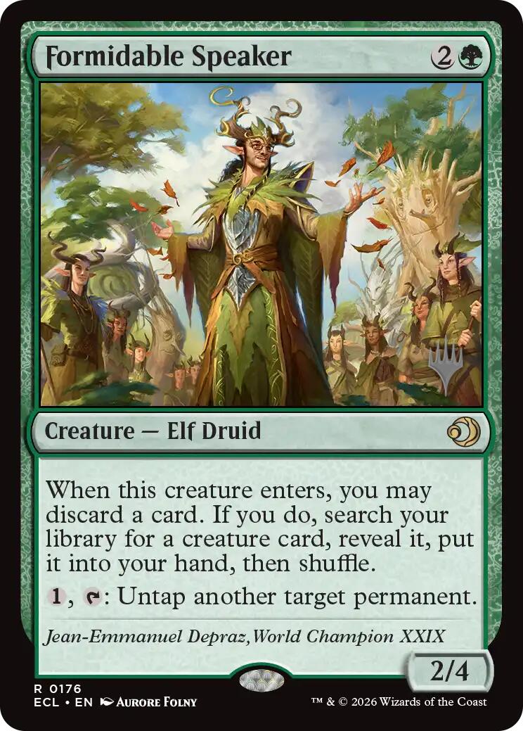 Formidable Speaker [Lorwyn Eclipsed Promos] | Exor Games New Glasgow