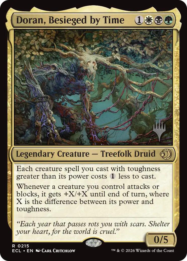 Doran, Besieged by Time [Lorwyn Eclipsed Promos] | Exor Games New Glasgow