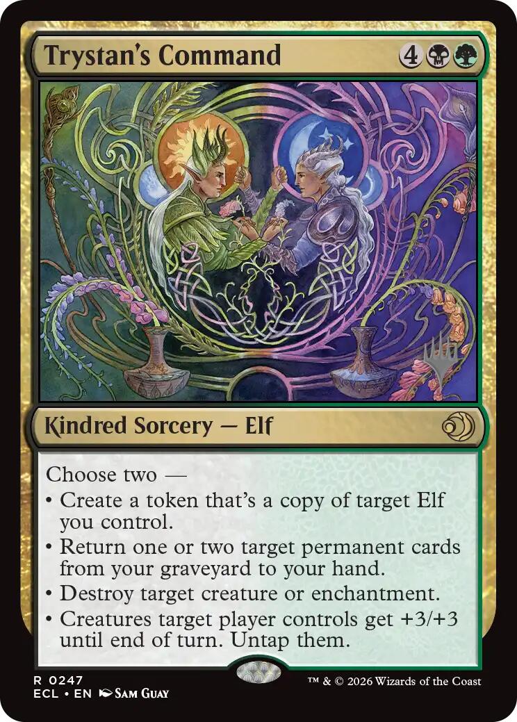 Trystan's Command [Lorwyn Eclipsed Promos] | Exor Games New Glasgow
