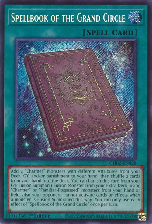 Spellbook of the Grand Circle [CH02-EN028] Secret Rare | Exor Games New Glasgow
