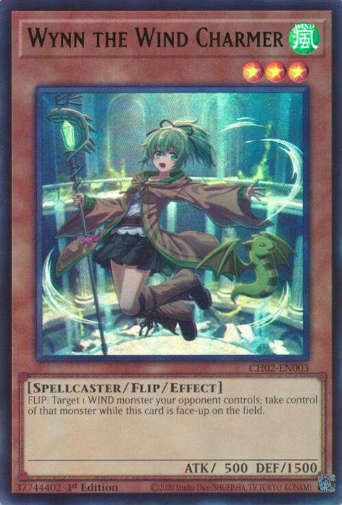 Wynn the Wind Charmer (Ultra Rare) [CH02-EN003] Ultra Rare | Exor Games New Glasgow