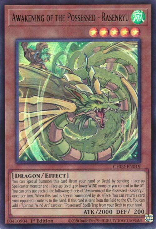 Awakening of the Possessed - Rasenryu [CH02-EN019] Ultra Rare | Exor Games New Glasgow