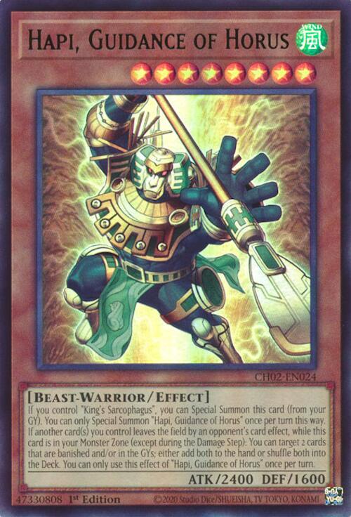 Hapi, Guidance of Horus [CH02-EN024] Ultra Rare | Exor Games New Glasgow