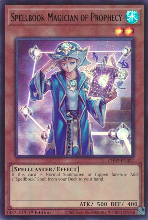Spellbook Magician of Prophecy [CH02-EN027] Ultra Rare | Exor Games New Glasgow