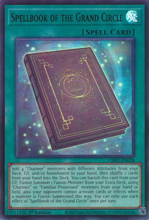 Spellbook of the Grand Circle (Ultra Rare) [CH02-EN028] Ultra Rare | Exor Games New Glasgow