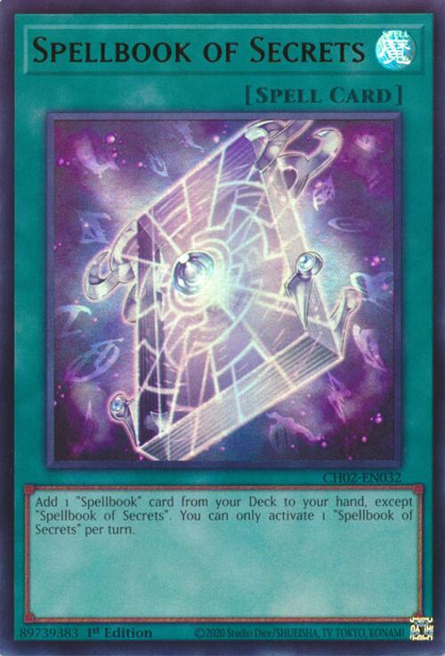 Spellbook of Secrets [CH02-EN032] Ultra Rare | Exor Games New Glasgow